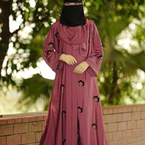 জাফরান ভেলভেট বোরকা (পেঁয়াজ কালার)