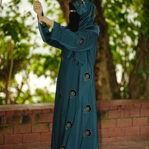 জাফরান ভেলভেট বোরকা (পিত কালার)