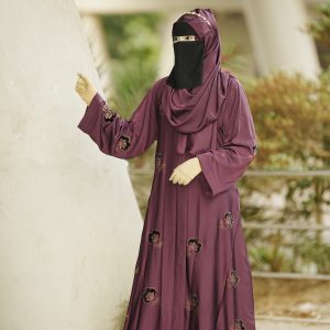 জাফরান ভেলভেট বোরকা (কলিজা কালার)