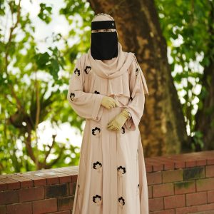 জাফরান ভেলভেট বোরকা (ওফয়েট কালার)